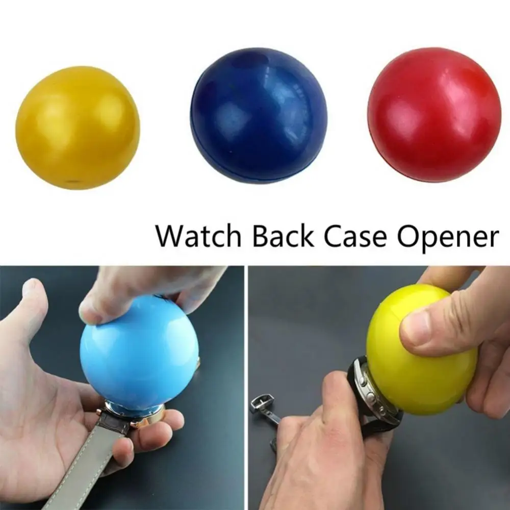 Watch Back Watch Screw Remover Case Cover Opener Sticky Friction Roll Ball Repair tools portable watch opener back cover sticky