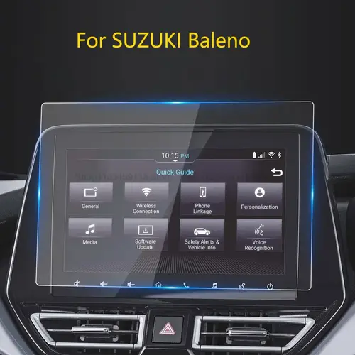 Película protectora de pantalla de vidrio templado para SUZUKI Baleno 2022, 9 pulgadas, radio de coche, navegación GPS, accesorios interiores antiarañazos