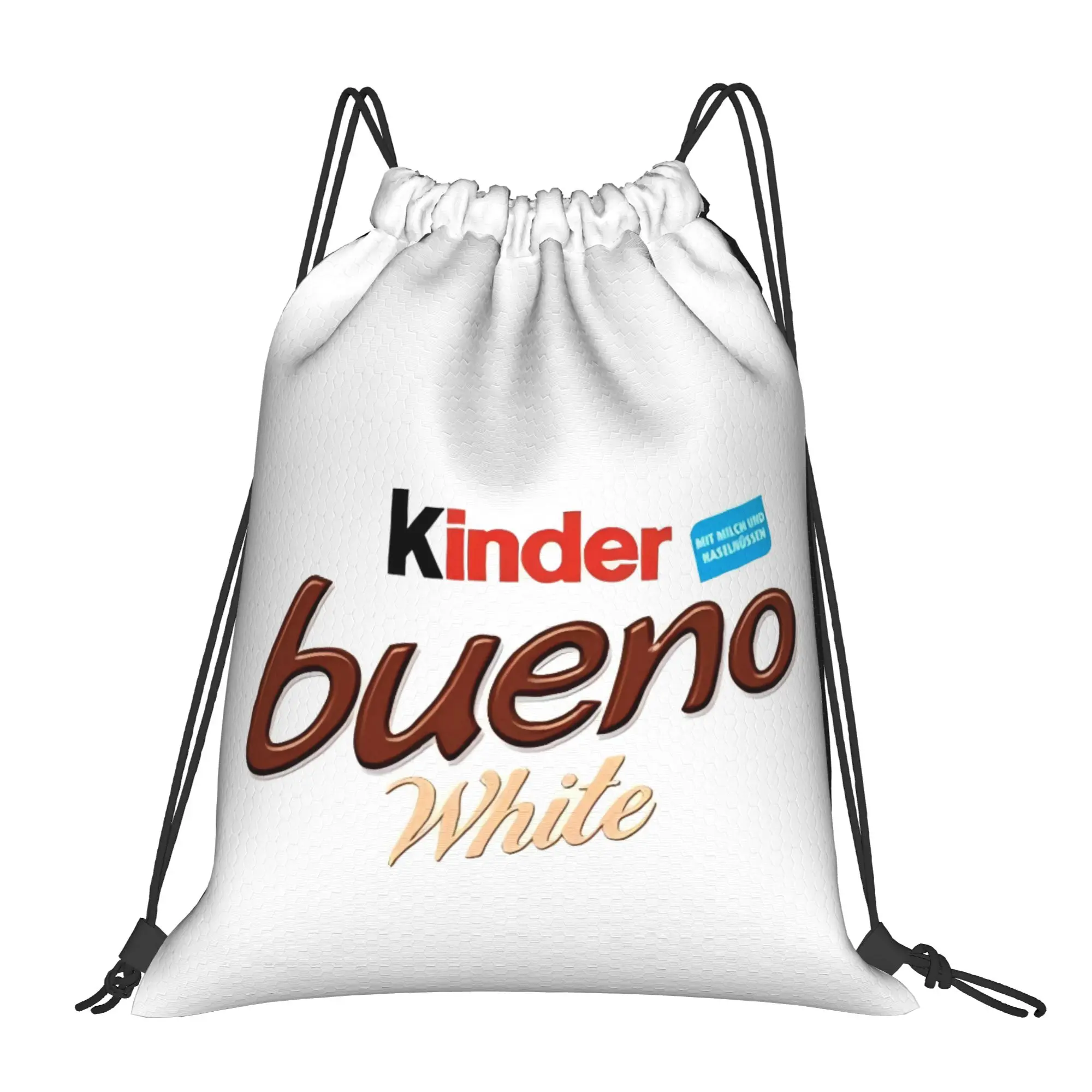 Kinder Bueno 2 kinder  Portable Sports Drawstring Backpack Riding Backpack Gym Clothes Drawstring Bags