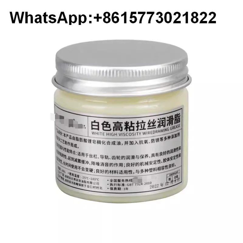 Óleo lubrificante mecânico gre-ase escovado branco