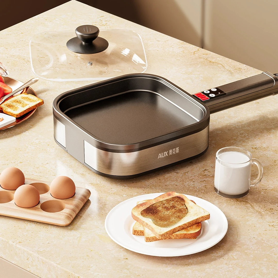 Special Pan For Frying Steak Small Electric Frying Pan Breakfast Pan Household Barbecue Small Electric