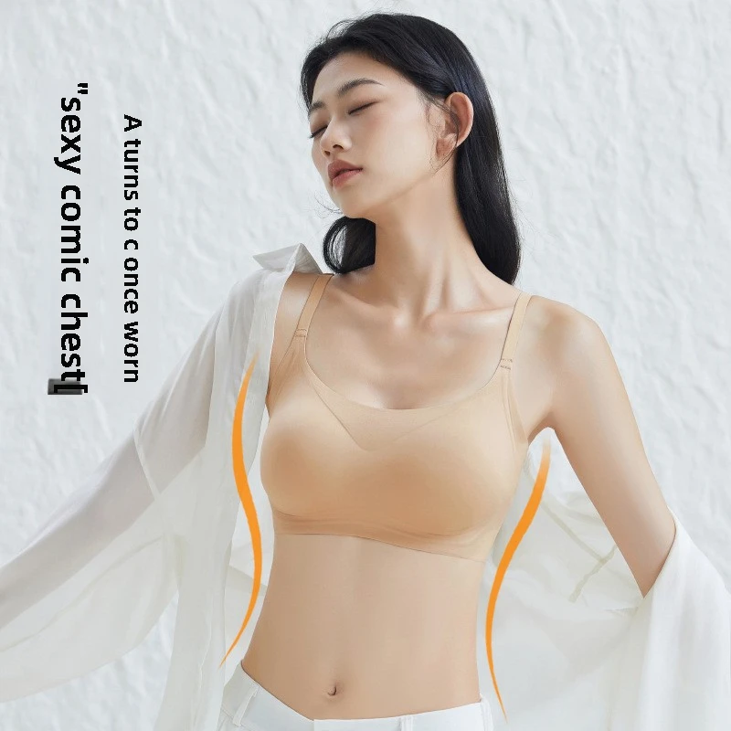 Wireless Push Up Bra Seamless Soft Support Removable Pads Invisible Custom Lift for Women High Quality