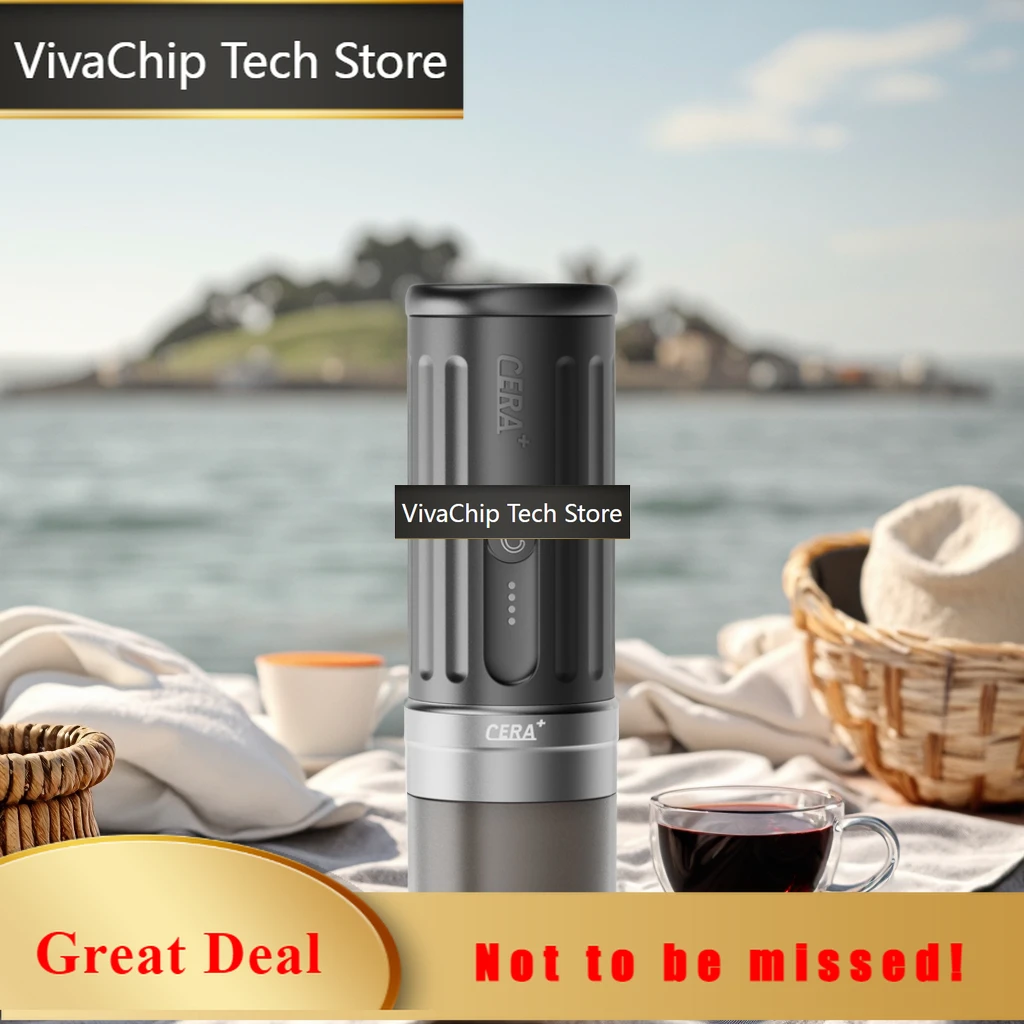 VivaCTOrange PCM03S Model Electric Portable Coffee Maker Full Automatic 13500mAh Battery For Travel Outdoor Camping Office Hotel