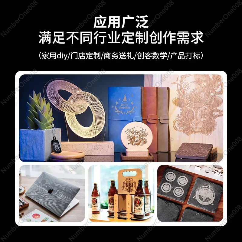 ماكينة الحفر بالليزر XTool D1 Pro10w ماكينة قطع النجارة ماكينة نقش أوراق الشجر الصغيرة الأوتوماتيكية