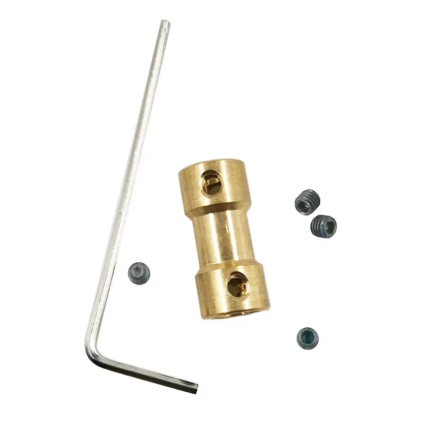Metal Shaft Coupling Accessories Multi-Model Copper Couplings Parts 2mm to 2.3mm 3mm to 3.17mm 4mm 5mm to 6 mm Hole