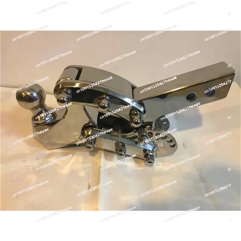 Suitable for 304 Stainless Steel Adjustable Trailer Hook High And Low Lifting Adjustable Hook  Car Trailer Bar Square Mouth