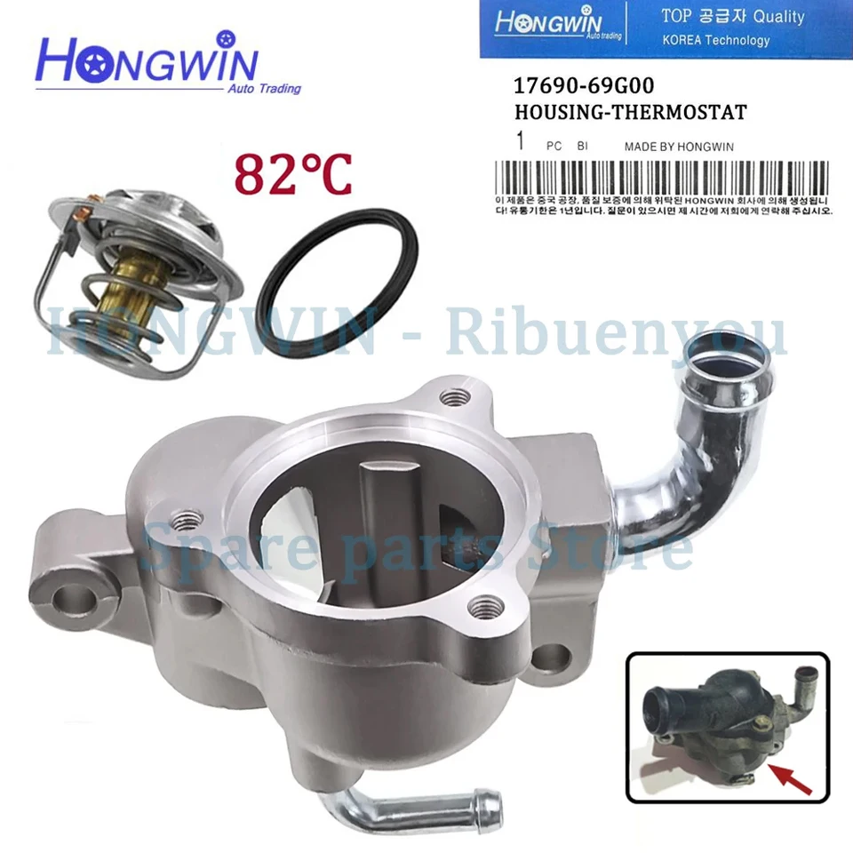Suzuki için termostat konut 17690-69G00 JB43W 1998-2019 Ignis