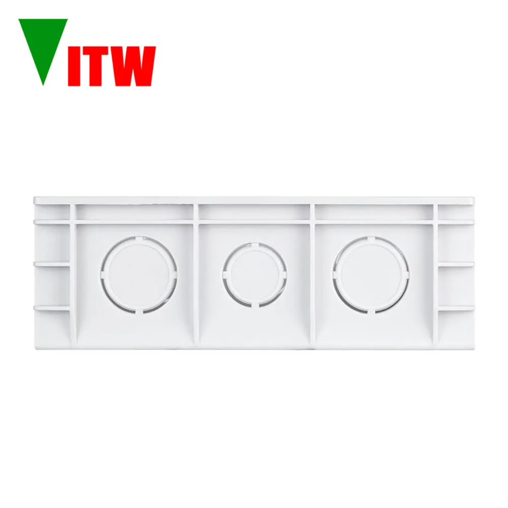 Vitw PVC concealed plastic bottom box, 146mm * 86mm switch socket installation box, wall embedded cassette, EU universal
