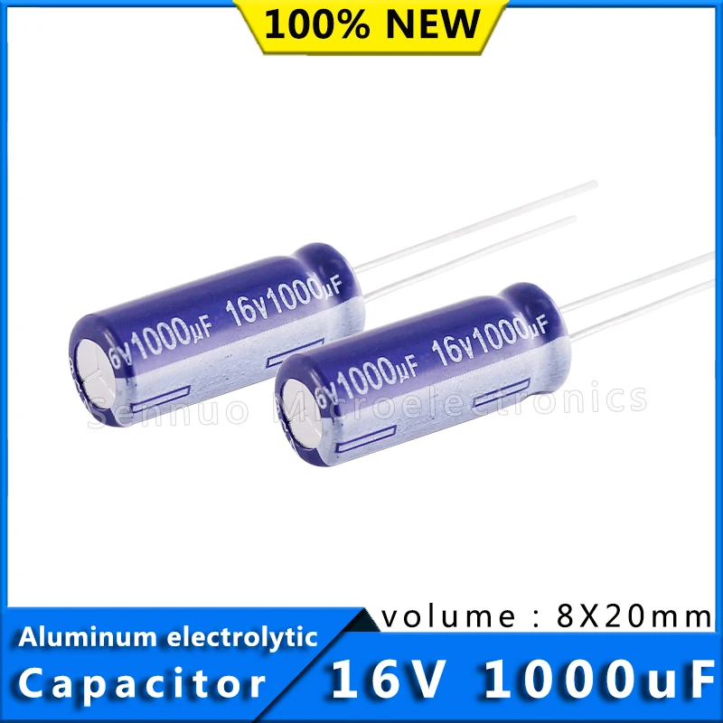 10Pcs 16V 1000UF 8*…