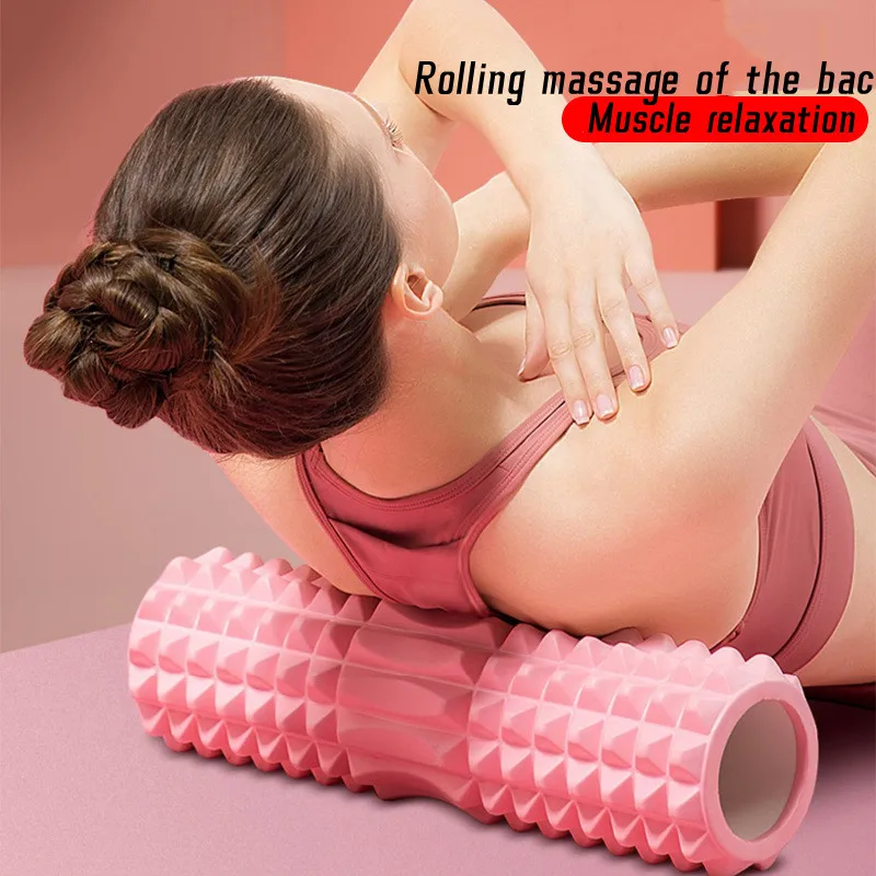 Soft foam roller,  Pilates equipment, yoga column, back muscle exercise, massage block,Slimming workout, home gym, sport,fitness