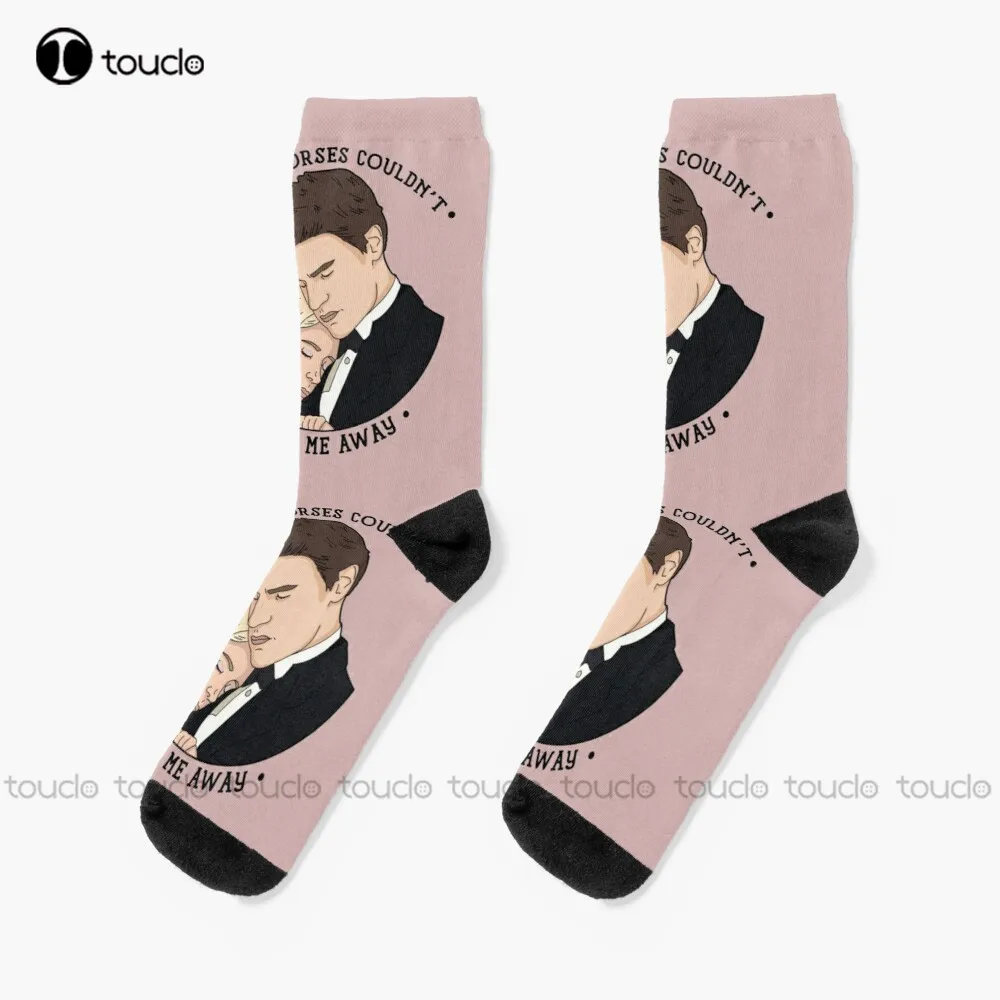 Buffy & Angel Wild Horses Btvs Buffy The Vampire Slayer Socks Womens White Socks Design Happy Cute Socks  Creative Funny Socks