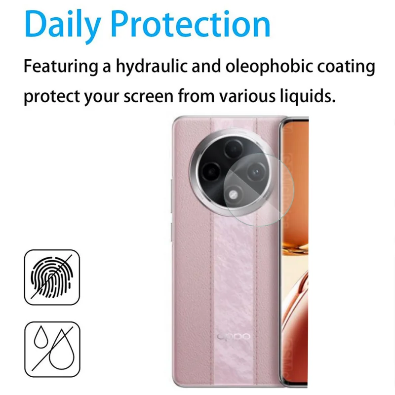 Protector de lente de cámara para OPPO A3 Pro, película templada Original, cubierta de lente de vidrio, 3 piezas