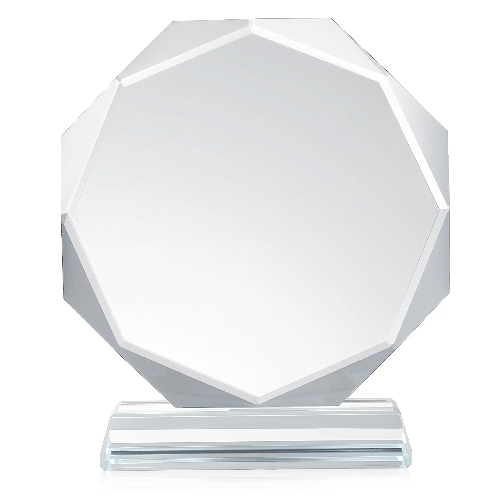 

Decorative Crystal Trophy Clear Award Trophy for Parties Home Decor Delicate Prize Accessory Fine Craftsmanship