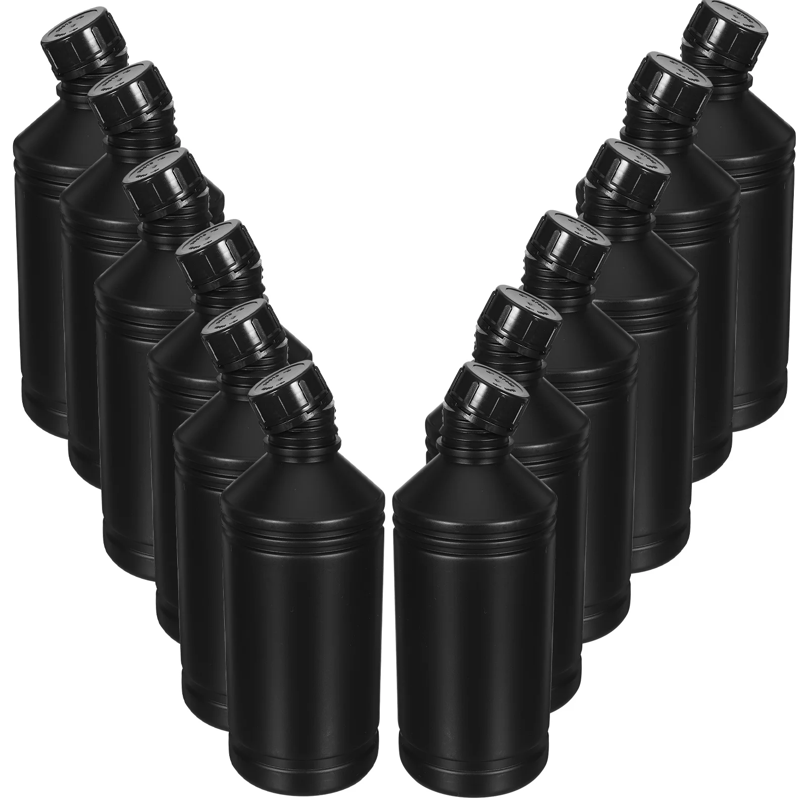 

8 Pcs Light-proof Sealed Bottle Chemical Reagent Hdpe Storage Bottles Container Containers