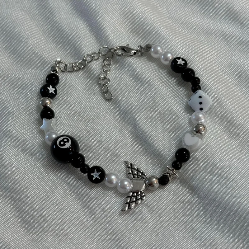 Daydreaming Radiohead Acubi Y2K Rockstargf Alternative Beaded Bracelet Unisex Vintage Style Jewelry Accessory