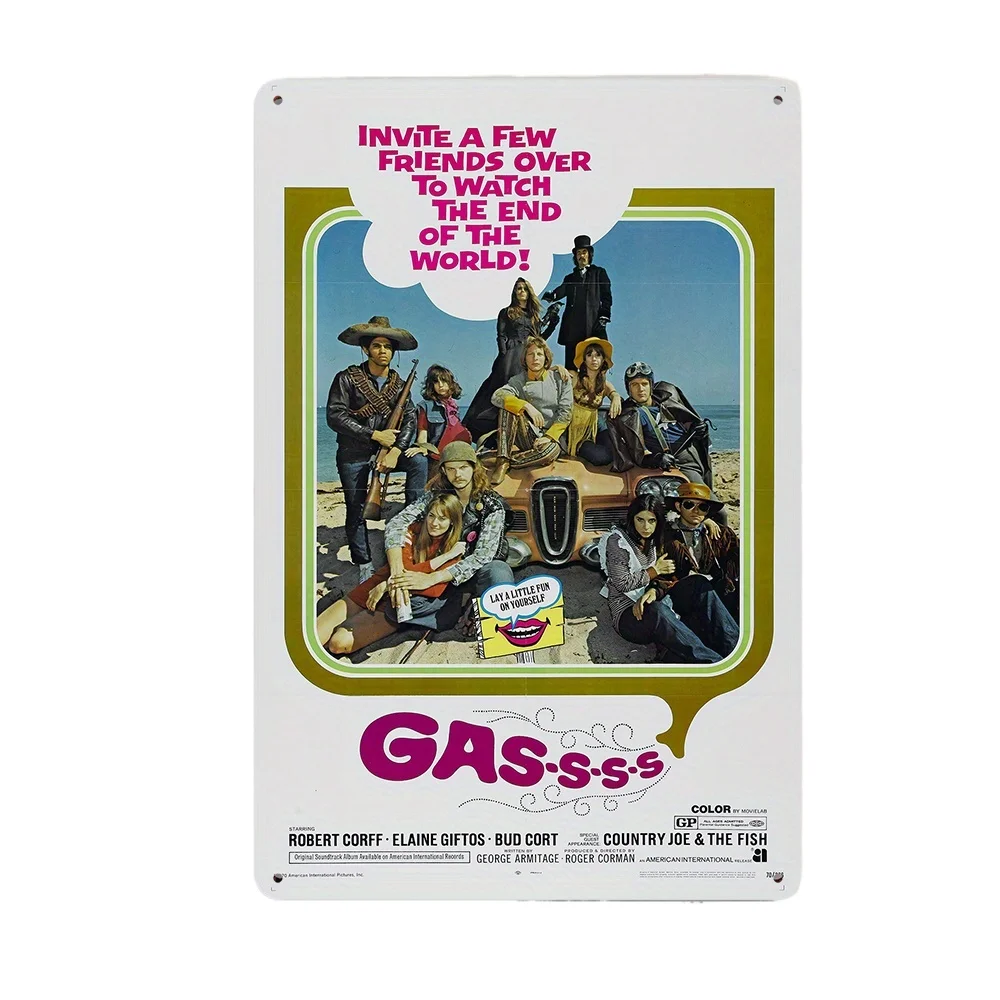 

"Invite a Few Friends" Gas 01 Metal Tin Sign Vintage Iron Poster for Cafe/Pub/Garage/Kitchen/Restaurant/Party Wall Decor 30x40CM