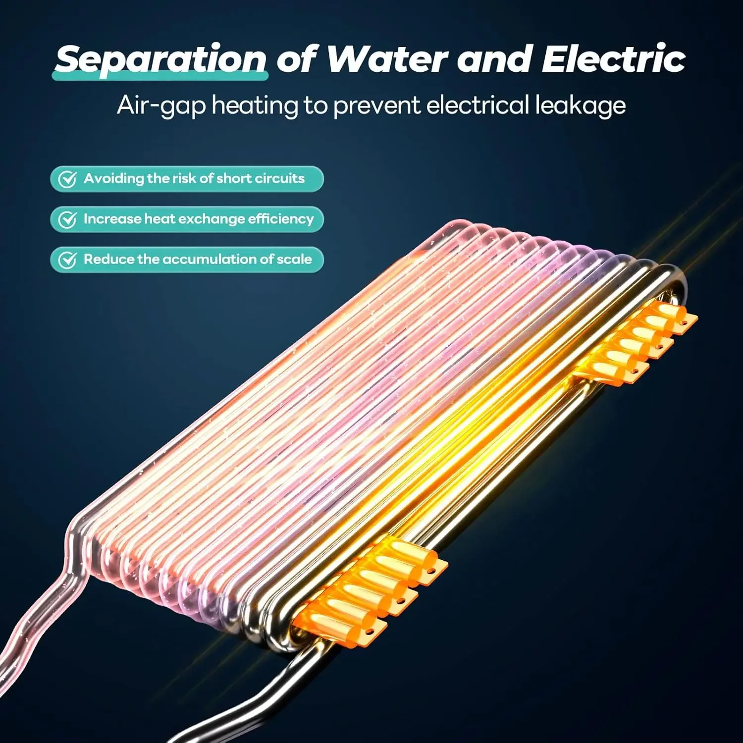 Electric Water Heater 14KW 240V,on Demand Instant Endless Water Heater,ETL Certificated,2-3 Point of Use Hot Water