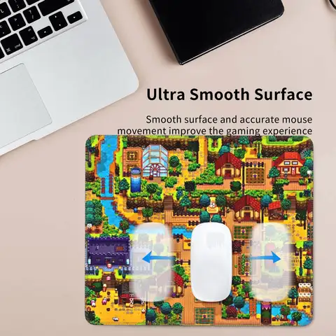 Stardew Valley-karta Musmatta Dator Tangentbord Musmatta Gamer PC Laptop Skrivbordsmatta Kontorstillbehör Bordsunderlägg 12 best sales Stardew Valley brädspel - №2