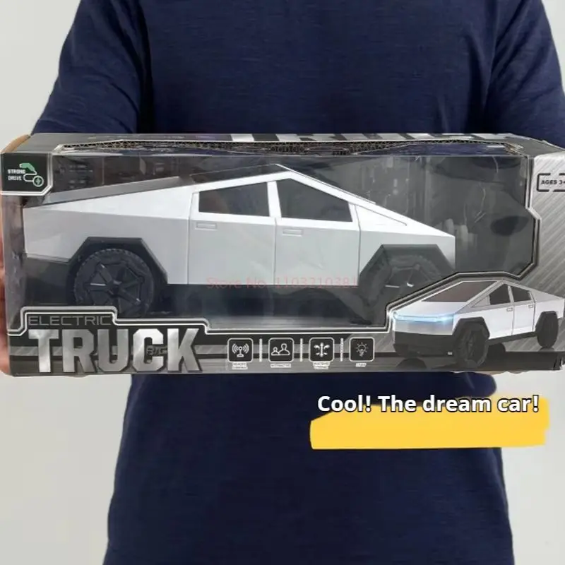 Caliente Whells 1:12 Rc Cybertruck estación todoterreno Wagon Batmobile Rc coche simulación camioneta modelo niños juguetes niño juguete