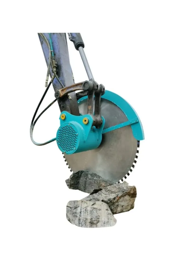 Hydraulic Rock Saw Easy Maintenance Attachment For Construction Machinery Daily Operation Use