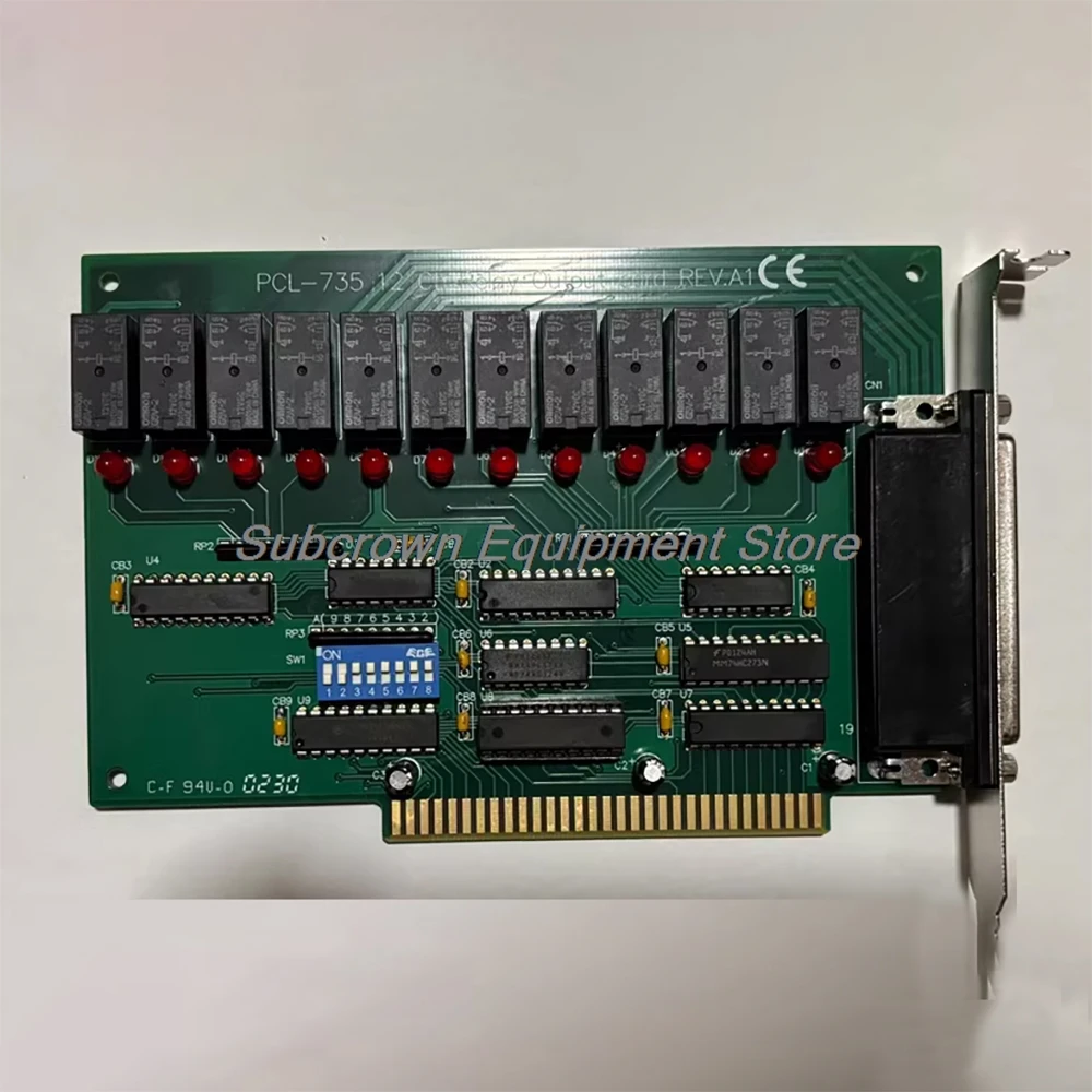 PCL-735 REV.A1 PCL-735 12 Relay Outputs DAQ Data Acquisition Card