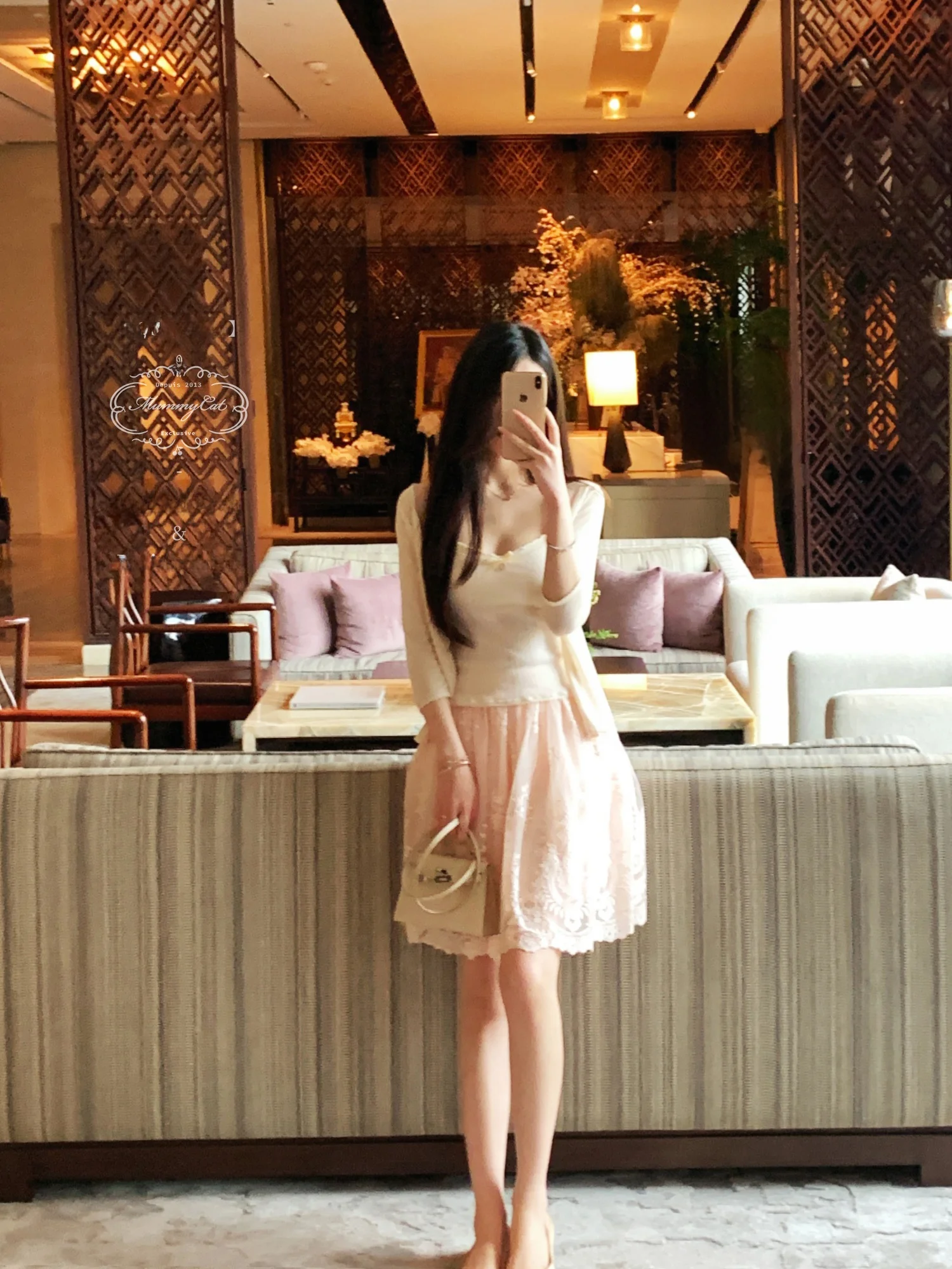 

Новая женская юбка А-силуэта с вышивкой и кружевом, с завышенной талией, из полиэстера, для повседневной носки и офиса