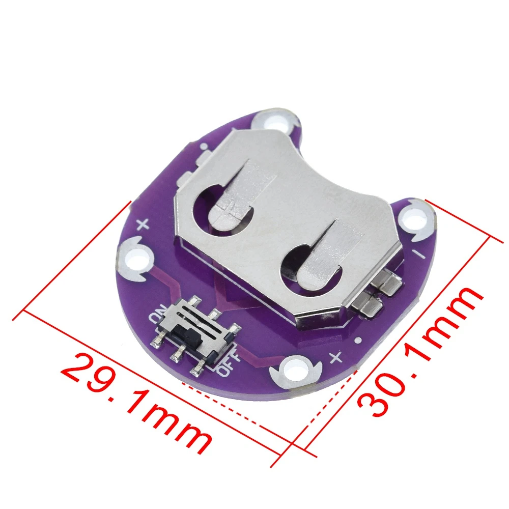Lilypad Coin Celbatterij Houder Cr2032 Batterij Mount Module Voor Arduino Diy Kit
