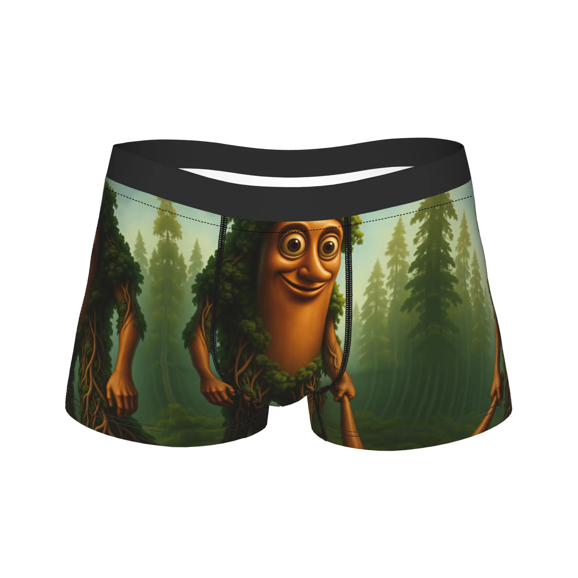 Tung Tung Sahur Forest Giant Tree Monster Boxer Shorts  3D Pouch Underwear High Quality Shorts Briefs Breathable Male Underpants