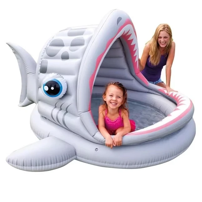 

New-Design High Quality Shark Pool Inflatable PVC Swimming Pool For Kids