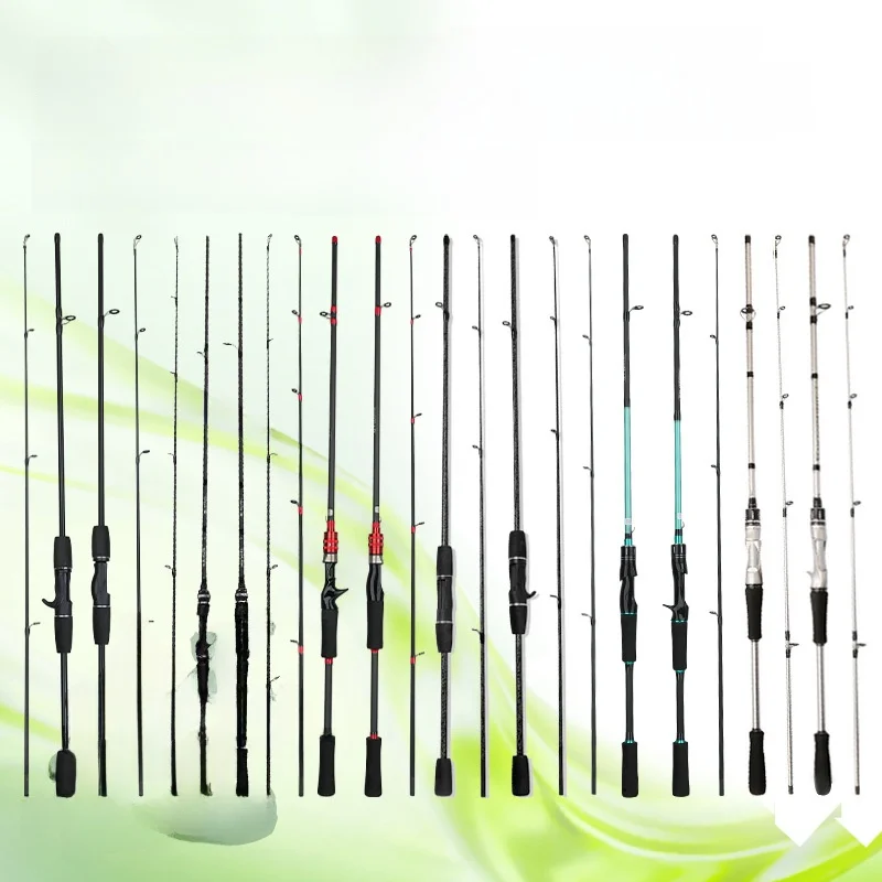 قصبة صيد من ألياف الكربون، قصبة صيد للرمي البعيد بمقبض على شكل مسدس، قصبة صيد للبحر والقوارب، سريعة التكيف، فائقة الصلابة #3