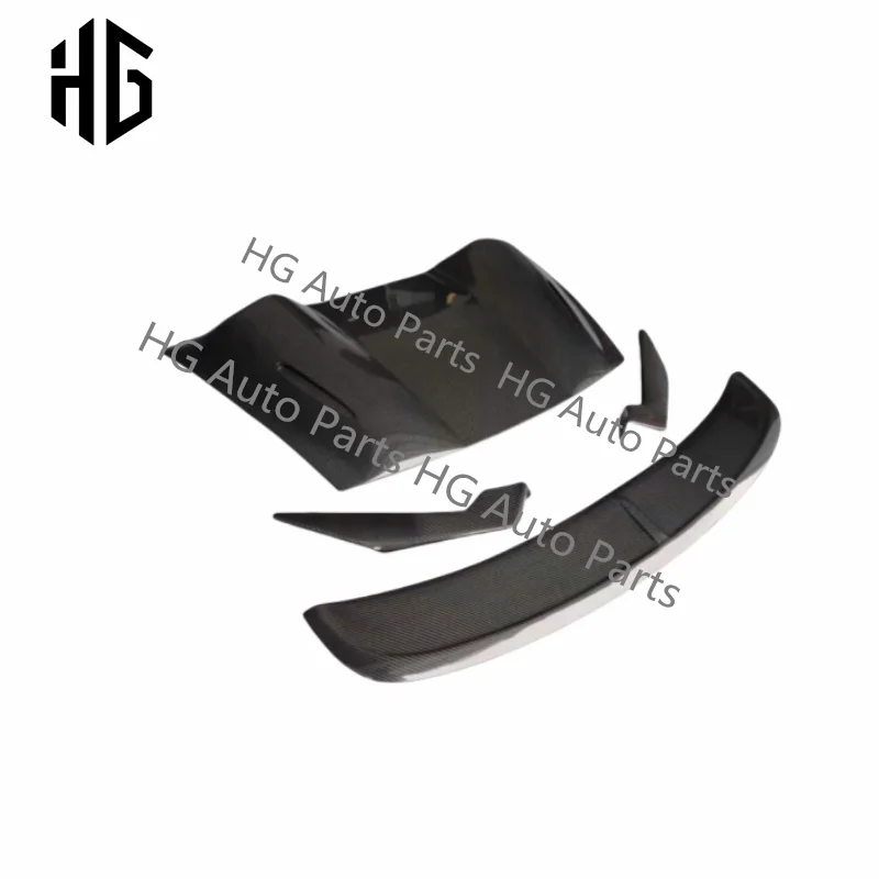 Hot Sale Carbon Fiber Front Lip Rear Spoiler Wing Car Parts For Porsche 718 Cayman Boxster Carbon Spoilers