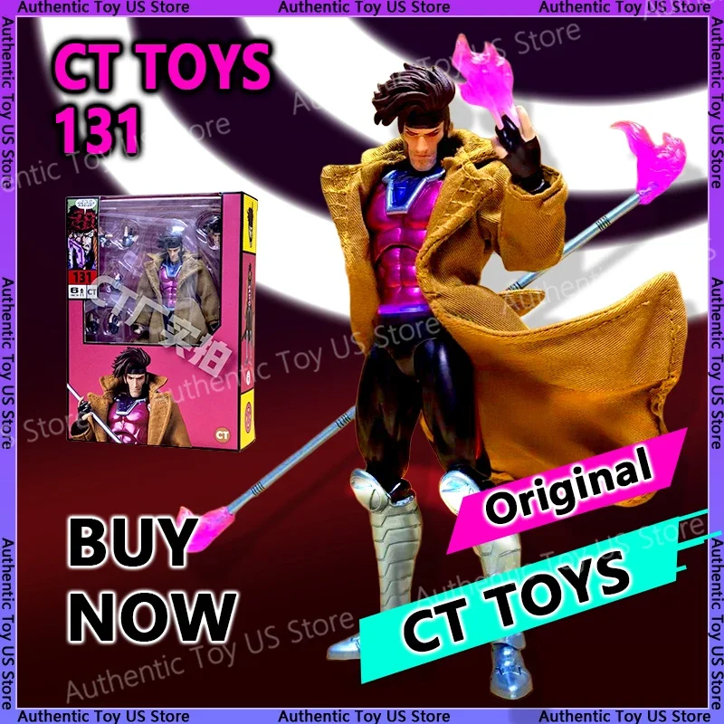 Em estoque ct brinquedos gambit figura mafex 131 x-men wolverine shf anime figura de ação estatueta estátua modelo presentes personalizados crianças brinquedo