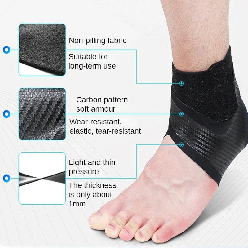 دعامة رياضية خفيفة الوزن لمنع الالتواء لدعم الكاحل لالتهاب اللفافة الأخمصية للكاحل المخفف لتخفيف التهاب وتر العرقوب