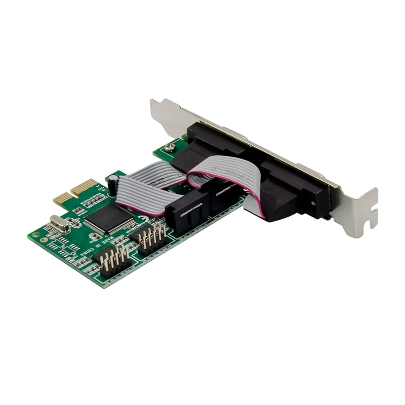 Expansion Card ST310 PCIe X1 CH384L 4S DB-9 Pin RS232 COM Port Multi-Function Convenient Expansion Card