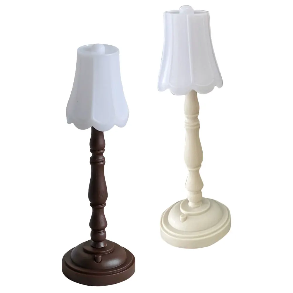 

2pcs European Style Retro Warm Tone Night Light Vintage Bedside Lamp Desk Decor Mini Table Lamp for Bedroom Dorm Room Eye