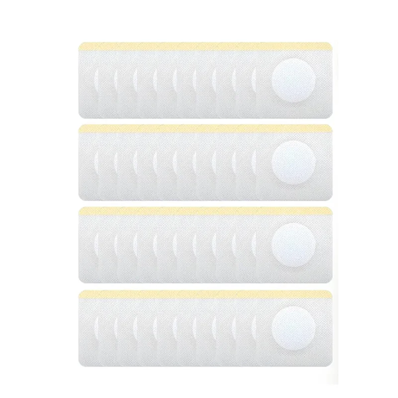 Disposable Castor Oil Patches,100PCS For Belly Button, Self-Adhesive Organic Cotton For Belly Button Patch Pads