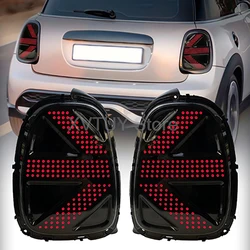 1 Pair Car LED Tail Lights for BMW F56 F57 2014 Taillights Assembly Mini Cooper RED Rear Lens Tail Lamp Turn Signals Taillight