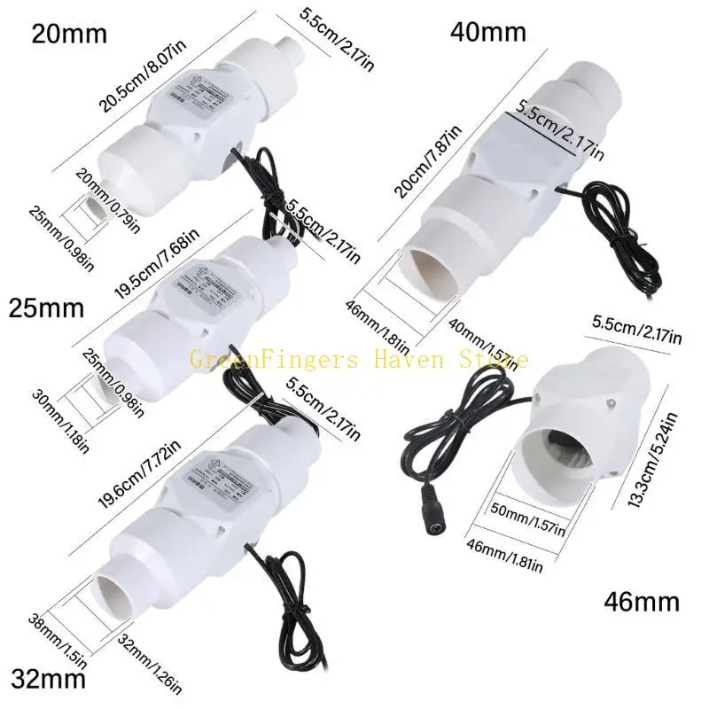 F68Dインラインエアブロワーマリンビルジエアブロワー12V電気インラインビルジエアブロワー