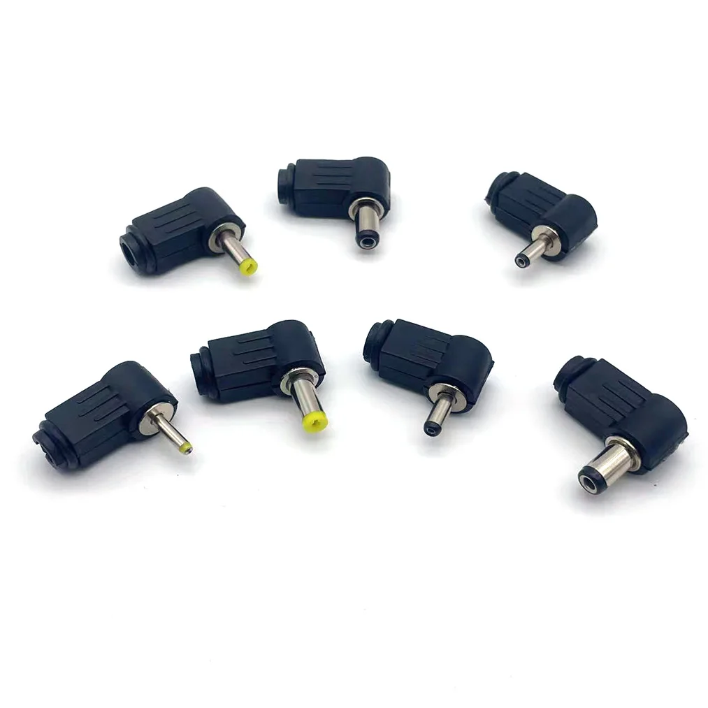 100Pcs/lot 12V 5.5x2.5mm DC Power Male Plug 90 Degree Right Angle Adapter 5.5x2.1mm DC Plugs Jack Soldering Assembly Connectors