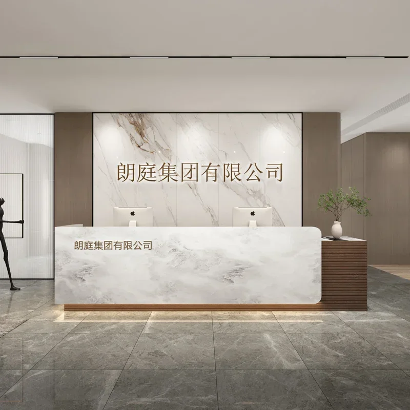 

Стойка-ресепшн для продуктового магазина, прилавок для демонстрации одежды, витрина, мебель для магазинов, эстетичная мебель для парикмахерских, банков, баров