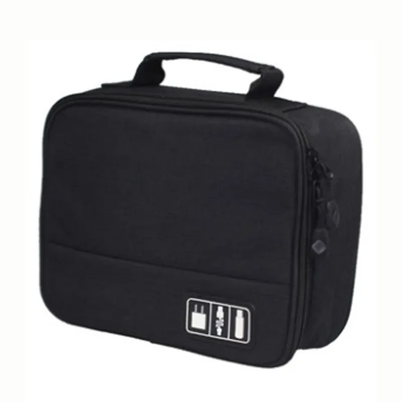 Travel Closet Organizer Case For EJEAS Xinowy Vnetphone V4C /V6C Referee Headset Storage Bag Zipper Data Cable Storage