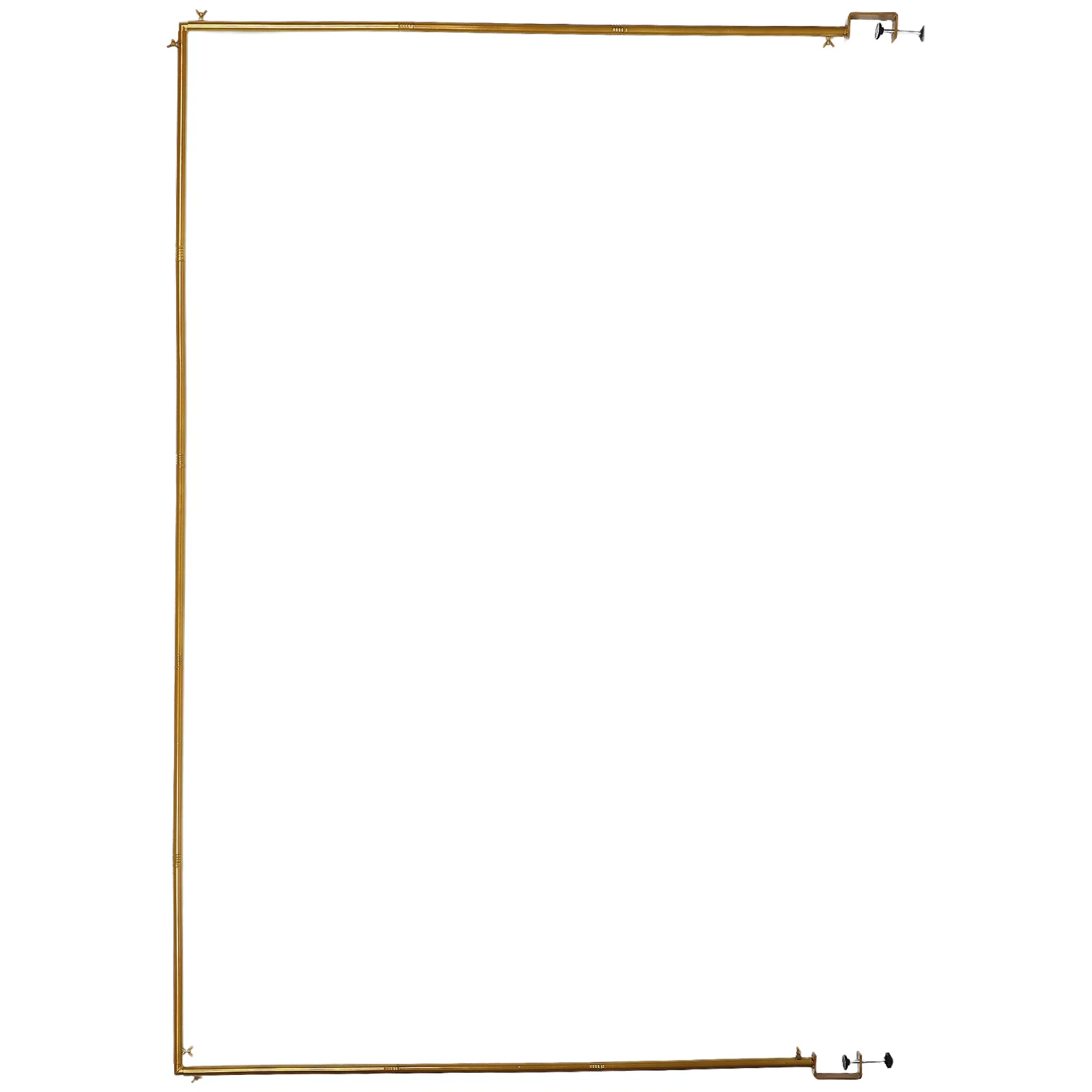 

Adjustable Table Rod Stand Over Desk Clamp Metal Arch Frame Hanging Organizer Desk Clamp Storage Rack Desktop Holder Office