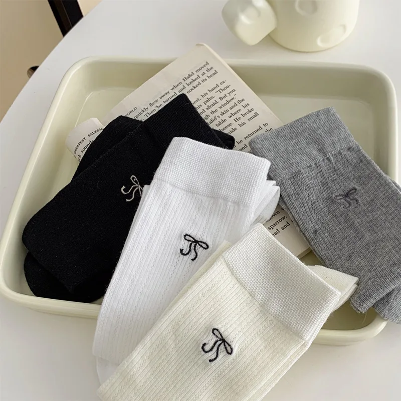 Stacking Socks Women's Spring and Autumn Mesh Thin Japanese Hollowed-out Ballet Shoes Stockings Calf Socks