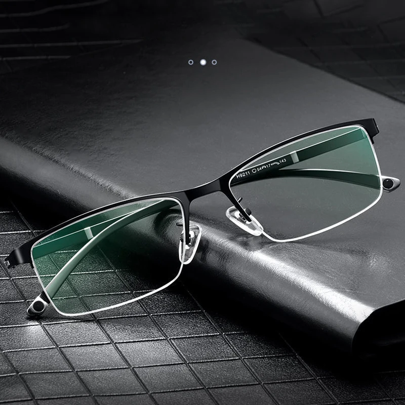 Photochrome Lesebrille Männer Progressive Multifokale Anti Blau Licht Lesebrille TR90 Hyperopie Presbyopie Brille – Detail 4
