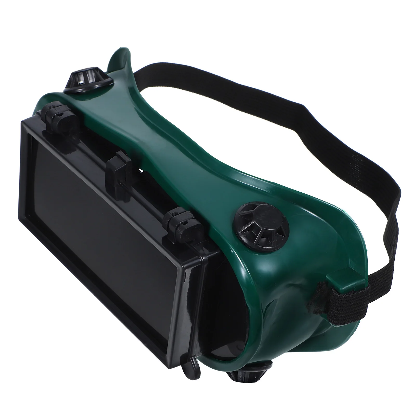 

Adjustable Flip-Up Welding Goggles with Anti-Scratch Lens Ventilation Holes for Welding Grinding Cutting Soldering Industrial