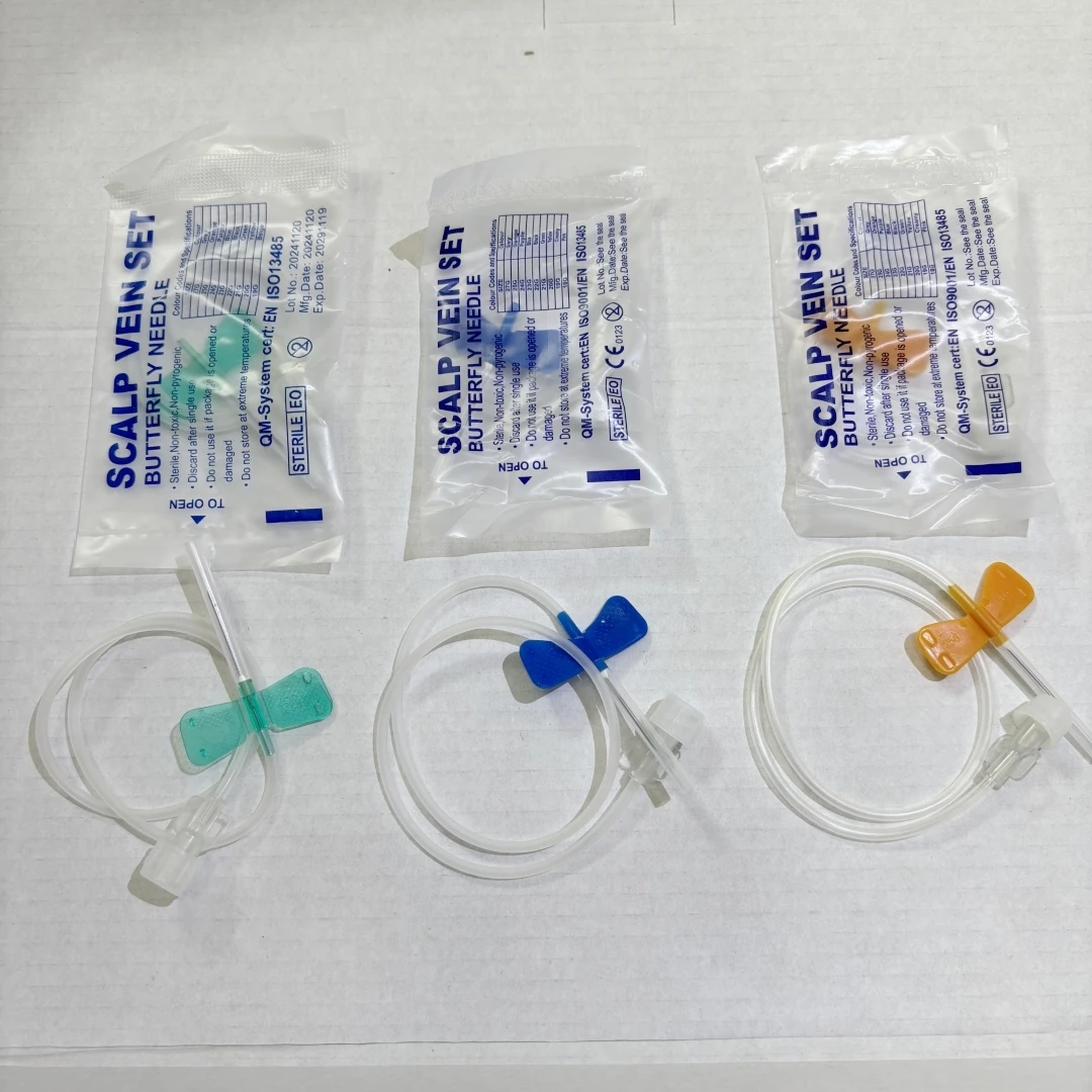 100pcs/lot Disposable Needle Pet Medical Double Wings Butterfly Needle for Infusion Sterile Scalp Vein Set 21G 23G 25G
