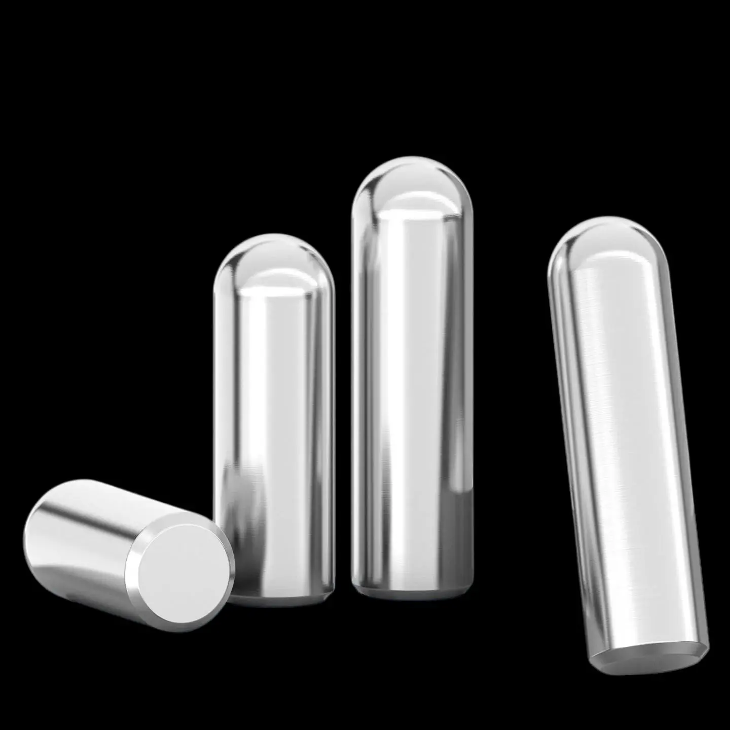 10-50pcs round head locating pin 304 stainless steel m0.6 m0.8 M1 m1.2 M1.5 m1.8 m2.3 M2.5 m2.8 m3 M4 M5 M6