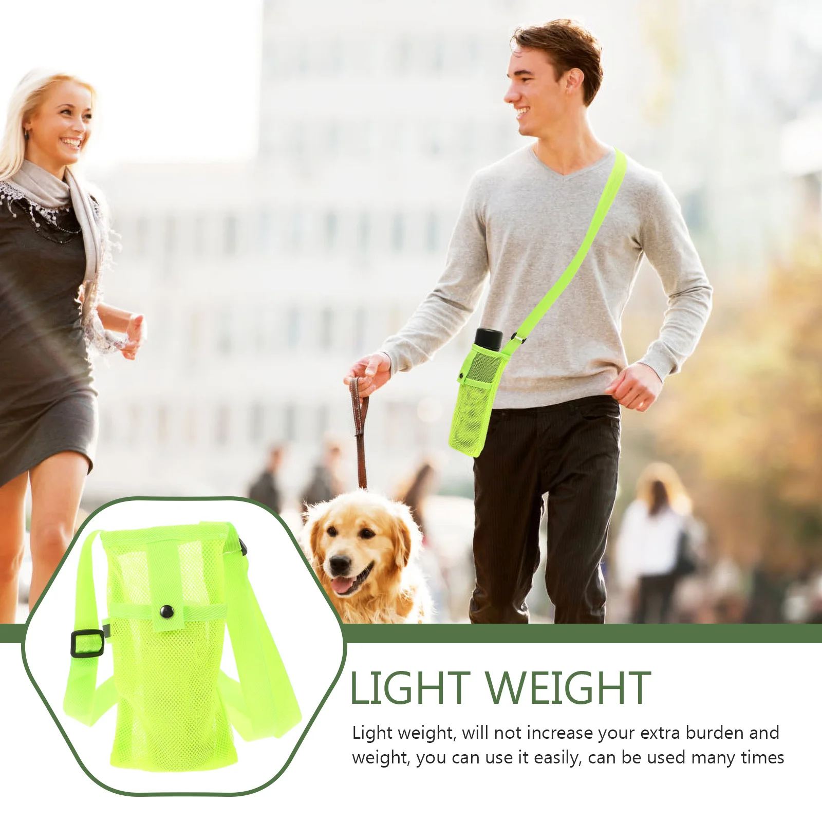 Sac de Protection de bouteille d'eau, conception en maille, manchon de bouilloire Portable et respirant, pochette porte-bouteille de Camping en plein air