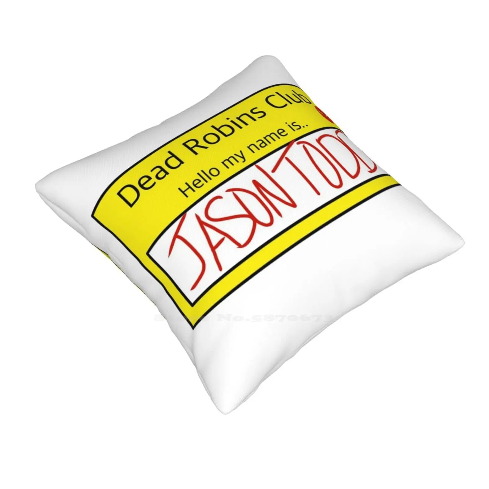 Dead Robin Club Jason Todd Throw Cushion Pillow Cover Jason Todd Red Hood And The Outlaws Rhato Dead Robins Club Comics Under