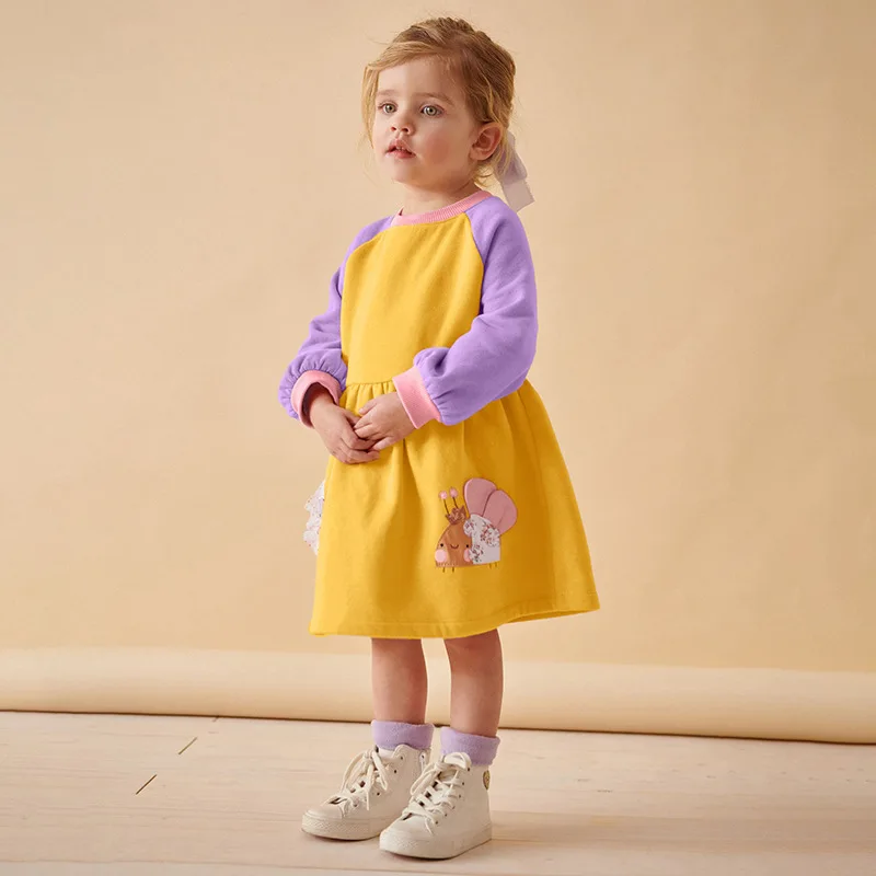 

Children's Clothing Wholesale Autumn Cartoon Girls Skirt Children's Dress